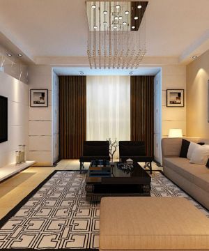 2025现代简约客厅装修设计效果图欣赏
