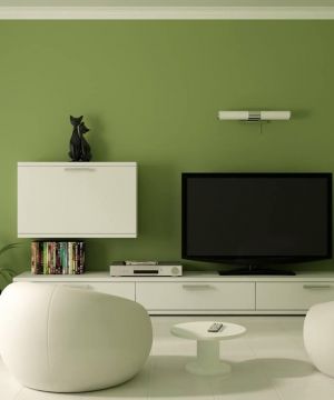 现代简约客厅电视背景墙装修设计效果图