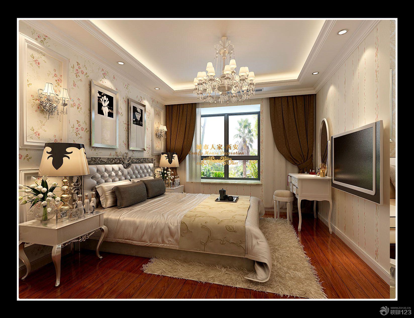 欧式装潢设计主卧室装修效果图大全2025图片