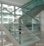2025简约家装设计玻璃楼梯装修图片