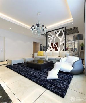 2025现代简约大客厅装修设计效果图