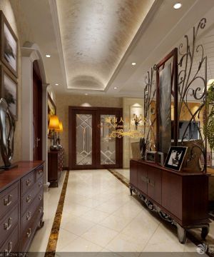 欧式风格进门玄关装修效果图大全2025图片