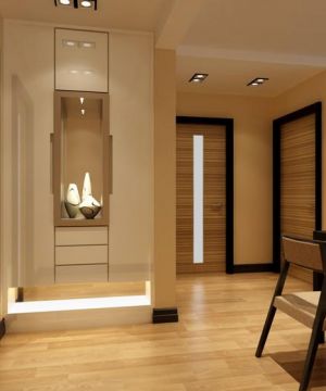 现代简约90平米室内装修玄关效果图欣赏