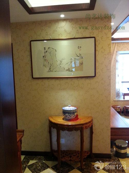 新中式入户玄关装修效果图大全2025图片