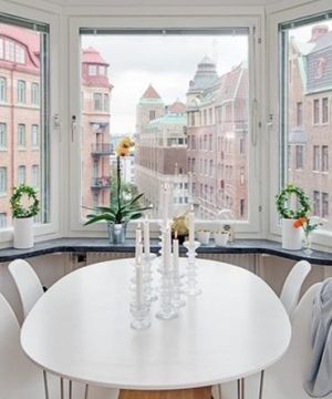 2025现代简约风格室内装修餐厅实景图