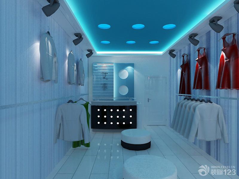 2025最新现代简约风格10平米服装店装修效果图