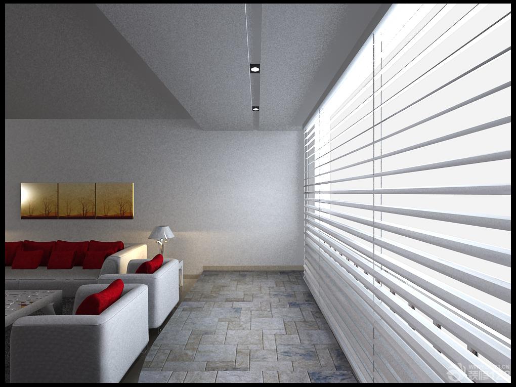 现代简约客厅窗帘装修效果图大全