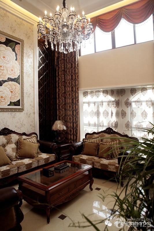 现代美式大客厅装修效果图大全2025图片