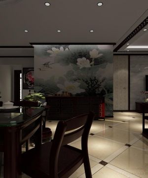 2025现代中式餐厅装修风格装饰效果图