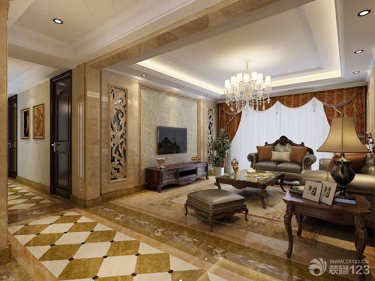 欧式2025家装客厅效果图