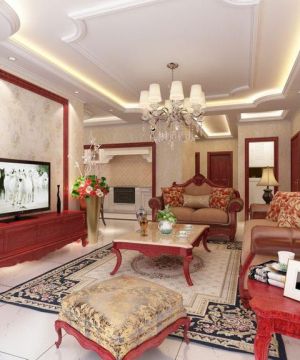 混搭风格2025家装客厅效果图片欣赏