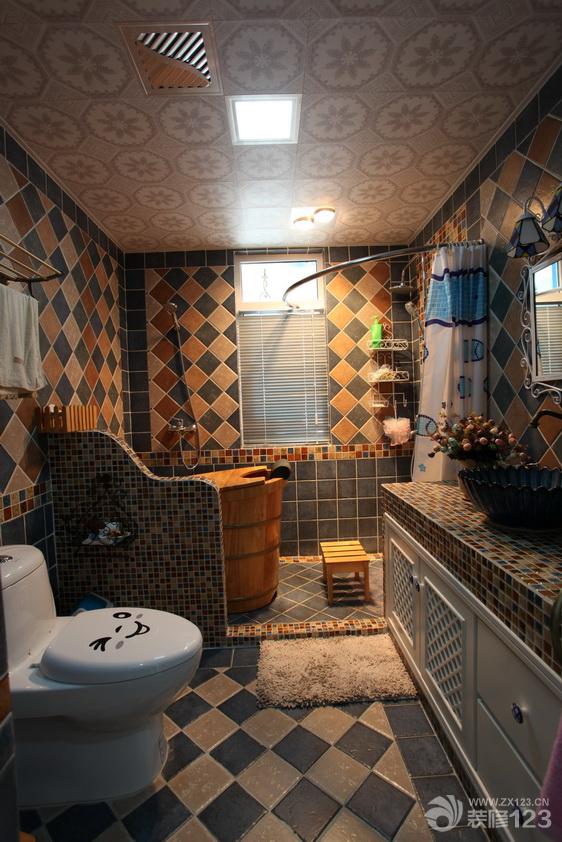 地中海风格大卫生间装修设计图片大全