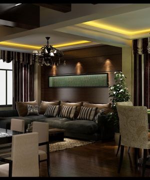 现代混搭风格茶楼包间装修效果图片大全