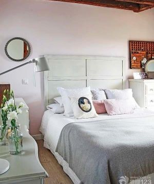 欧式风格70多平米小户型卧室装修效果图大全2023图片
