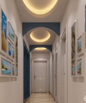 地中海风格设计走廊玄关装修效果图片