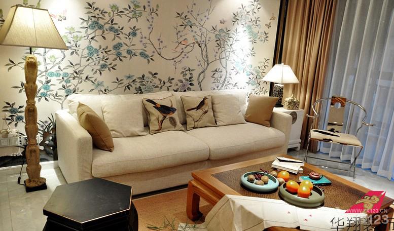 2025中式家具摆放家装客厅效果图