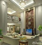 2025现代风格别墅客厅装修效果图