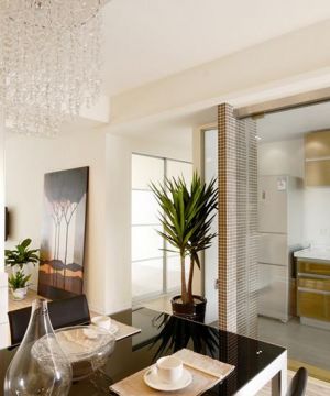 最新现代设计风格厨房与餐厅隔断装修图片欣赏
