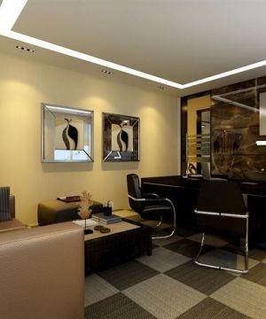 混搭董事长办公室背景墙设计效果图片大全