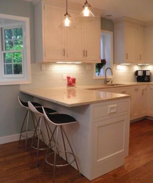 北欧风格小户型厨房旧房改造装修实景图欣赏