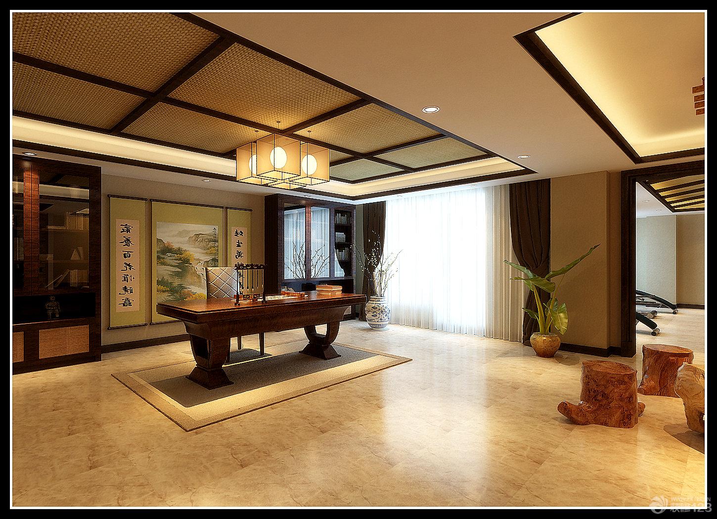 书房装饰画效果图大全2025图片