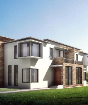 2025最新双层别墅外观设计效果图