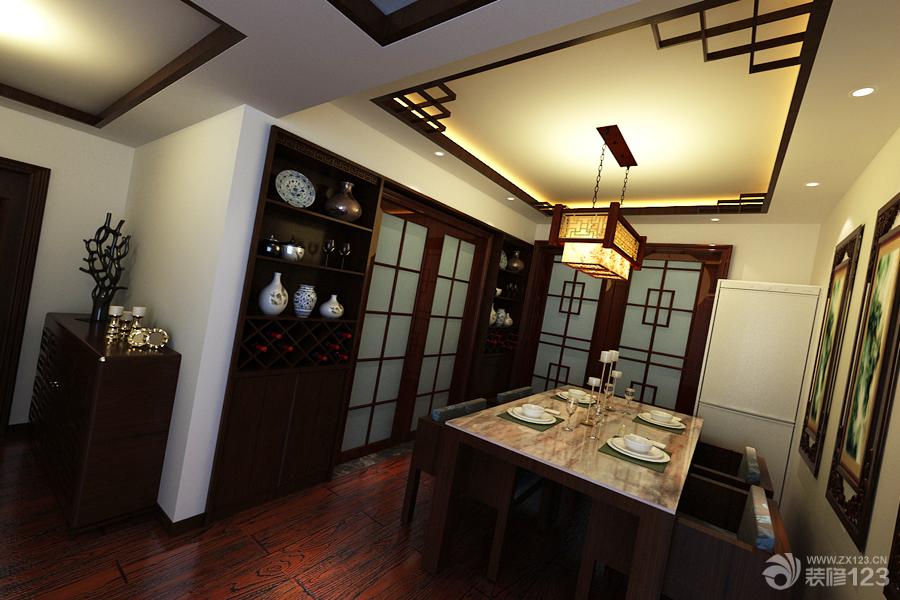 2025三居室餐厅吊顶效果图 