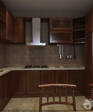 2023跃层厨房橱柜颜色效果图片