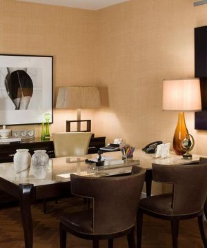 最新7平米书房装饰画图片欣赏