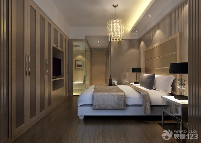 现代家居卧室整体衣柜效果图 