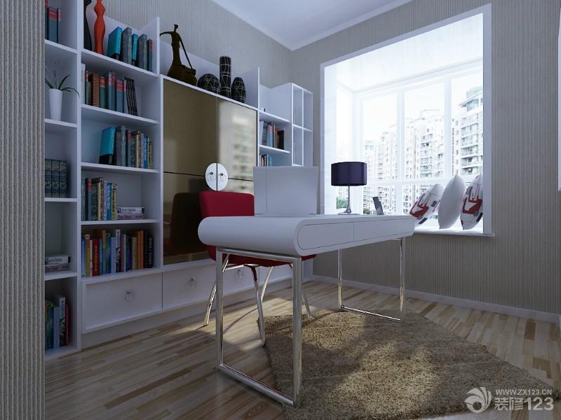 2025经典书房装修书柜设计图片
