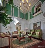 2025最新欧式复式楼客厅装修设计效果图