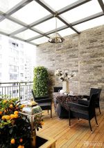 2025最新小复式阳台休息区装修设计效果图