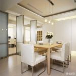 2025餐厅方餐桌吊顶设计效果图 