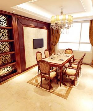 2025家装餐厅装修风格方餐桌椅图片大全 