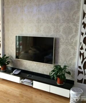 最新欧式家装设计家庭电视背景墙效果图