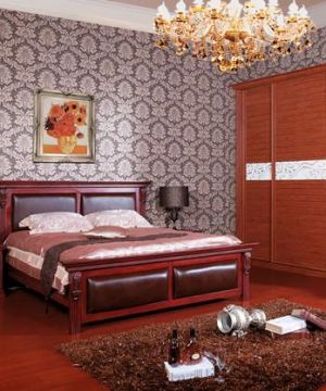 美式风格卧室壁橱装修效果图大全2023图片