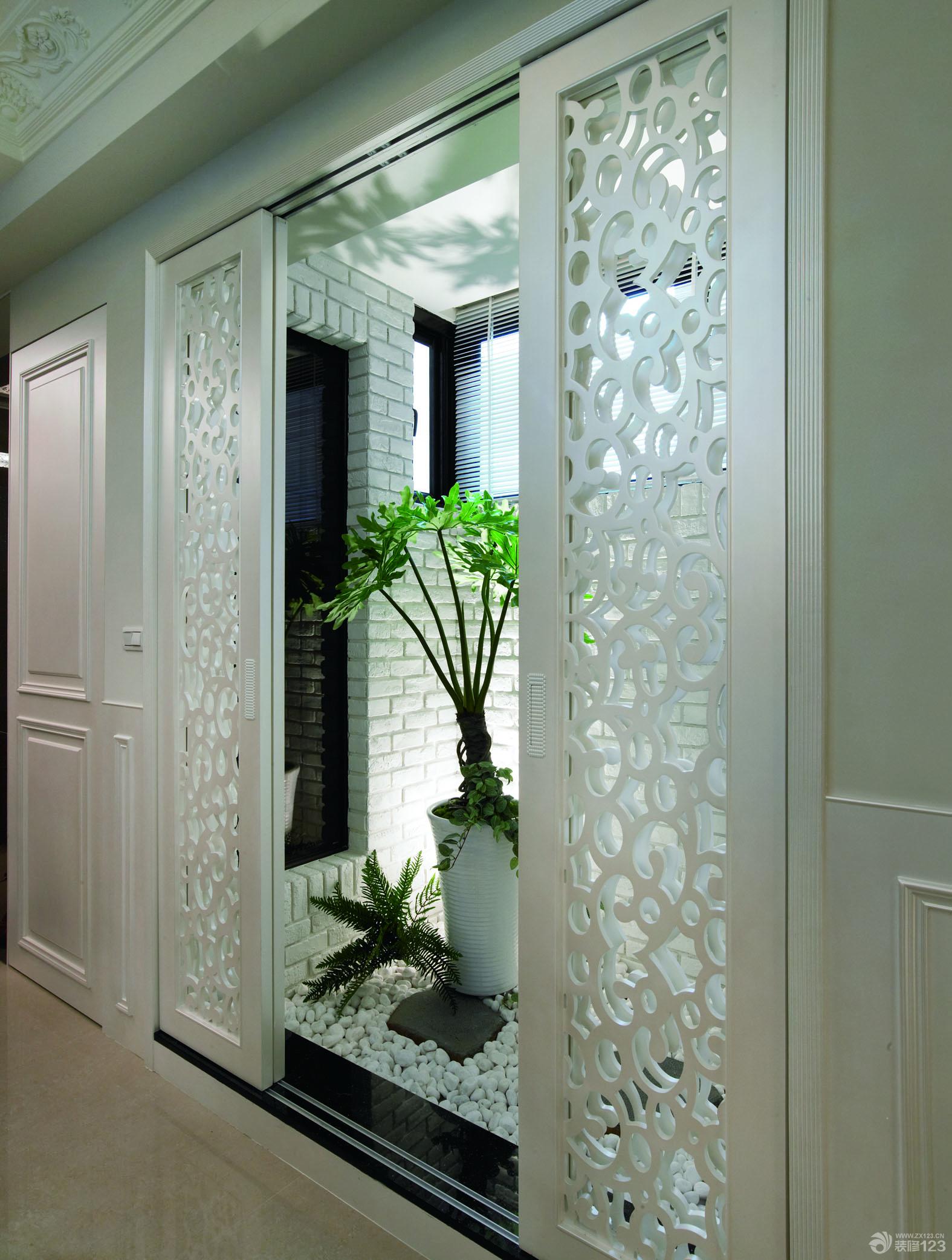 2020推拉门生活阳台装修设计图片欣赏_设计456装修效果图