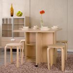 现代风格实木家具餐桌设计效果图片
