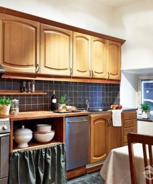 2023最新开放式厨房橱柜颜色装修效果图