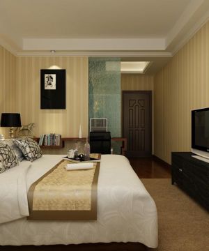 2025混搭风格卧室钢化玻璃隔断装修实景图欣赏