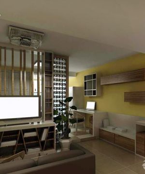 40平方单身公寓创意组合柜装修实景图