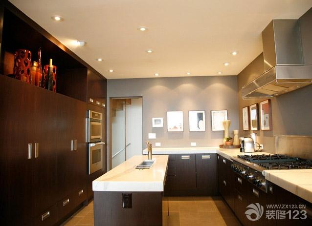 2025开放式厨房橱柜颜色效果图片