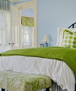 两室两厅地中海风格设计卧室颜色搭配图片