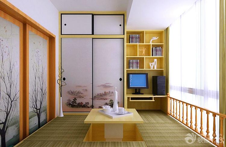 简约风格设计阳台榻榻米装修设计图