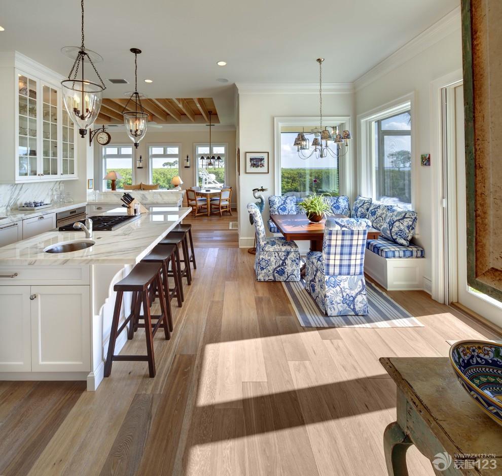 最新混搭风格厨房转角飘窗装修效果图大全2025图片