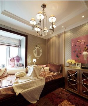 美式家装阳台榻榻米装修设计效果图