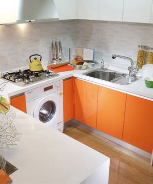 交换空间超小厨房橱柜颜色图片