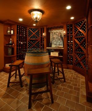 2025别墅地下酒窖装修效果图欣赏