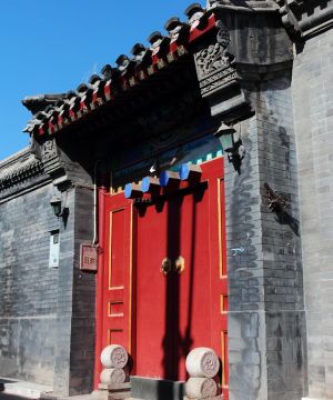 2025最新中式复古四合院大门实景图展示